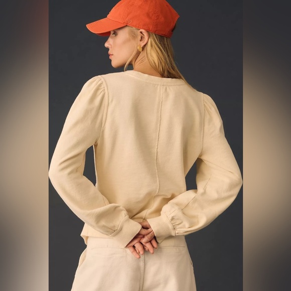 Pilcro anthropologie Twist-Front Sweatshirt 31927 - Picture 4 of 14